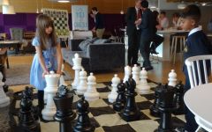 Chess at the Barclaycard offices in Canary Wharf